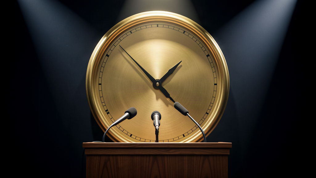 A Federal Reserve interest-rate gauge dial with the needle trembling, no numbers on the face